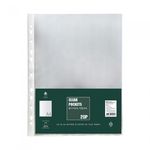Munhwa File F420-7S1 Premium A4 Clear Refill Sleeves with Anti Glare Protection and Reinforced Edge 20 Sheets Made in Korea